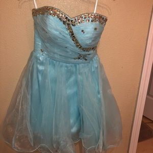 Blue Cinderella Party Dress